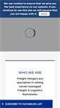 Mobile Screenshot of freightmergers.com